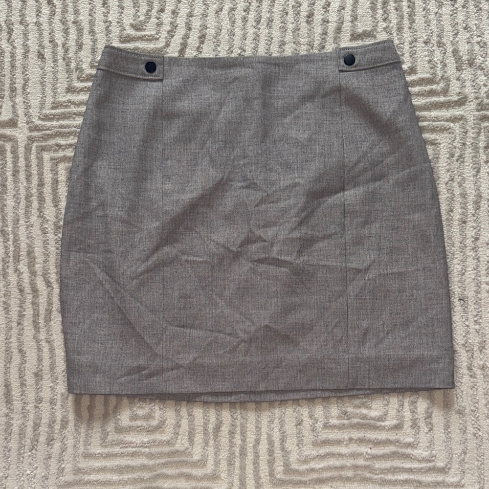 Gray mini Skirt h&m